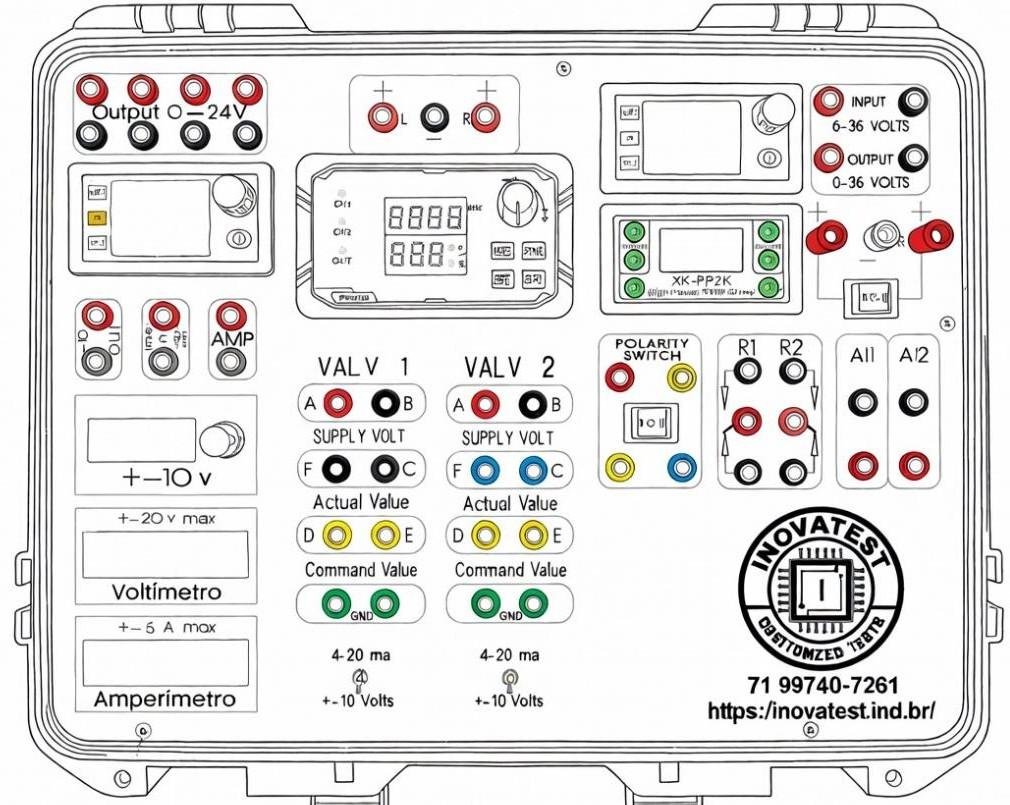 Painel da Estação Técnica Inovatest